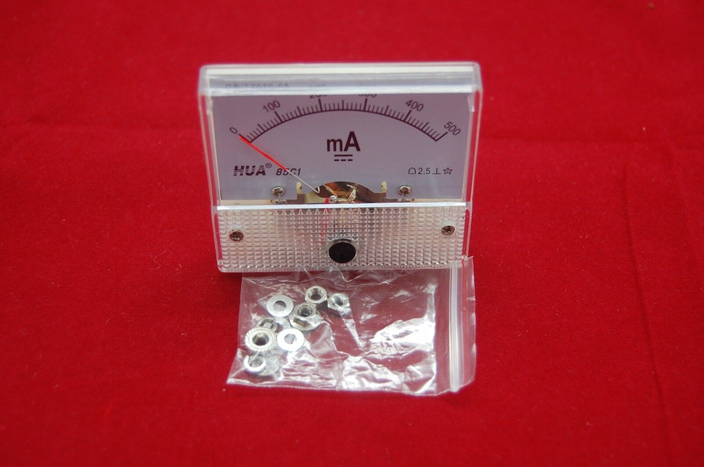 DC 500mA Analog Ammeter Panel Current Meter 85C1 0-500mA DC directly Connect