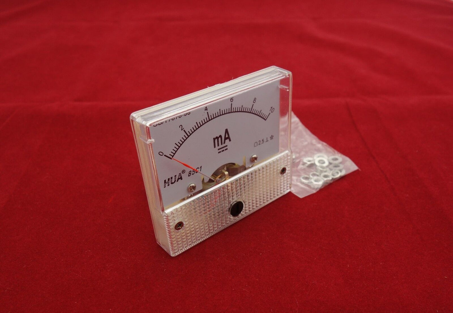 DC 10mA Analog Ammeter Panel Current Meter 85C1 0-10mA DC directly Connect