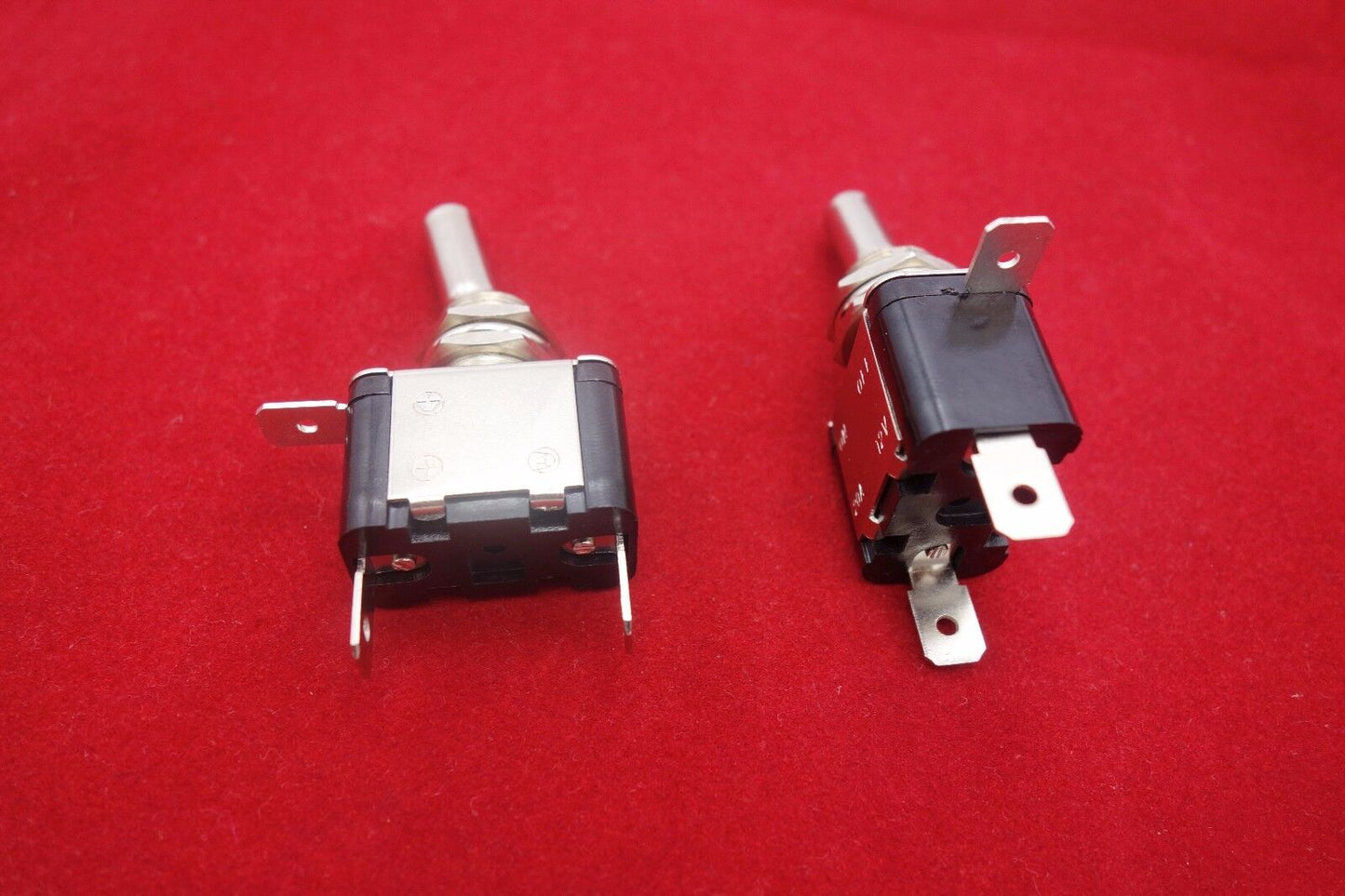 2PCS Car 12V 20A ON-OFF Blue LED Light Toggle Rokcer Switch SPST Maintained