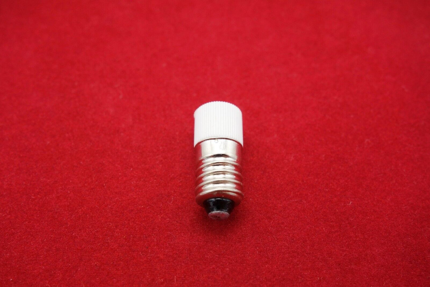5PCS E10 LED BULB 24V AC/DC WHITE COLOR Base Dia.9mm