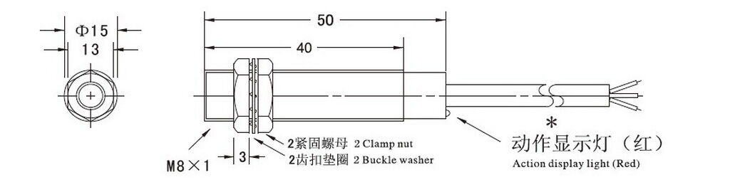 1 PC LJ8A3-1-Z/AX Inductive Proximity Sensor Detection Switch NPN NC DC 6-36V