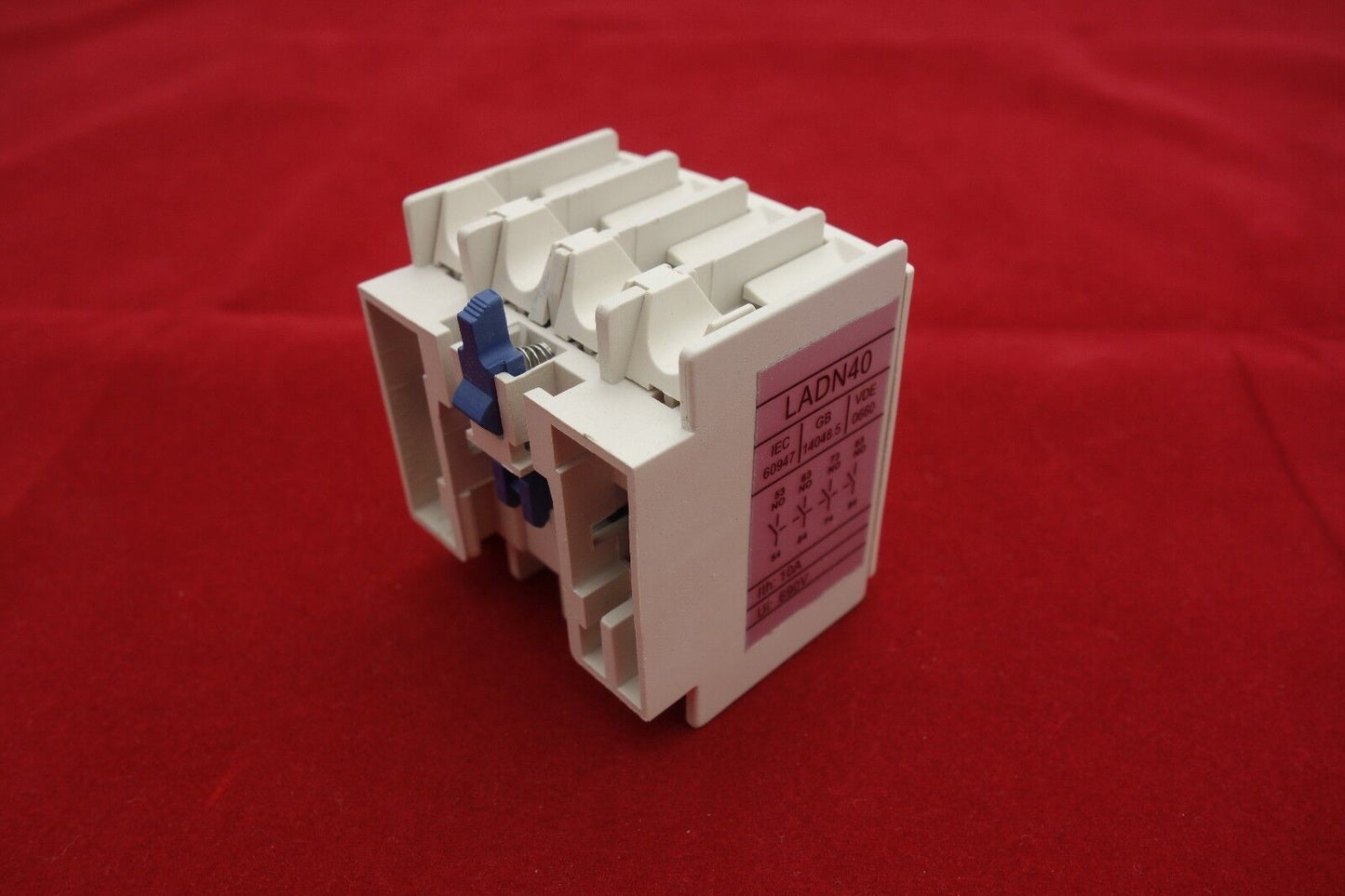 1PC Auxiliary Contact Block Fits LADN40 4NO USE FOR LC1D NEW TYPE CONTACTOR