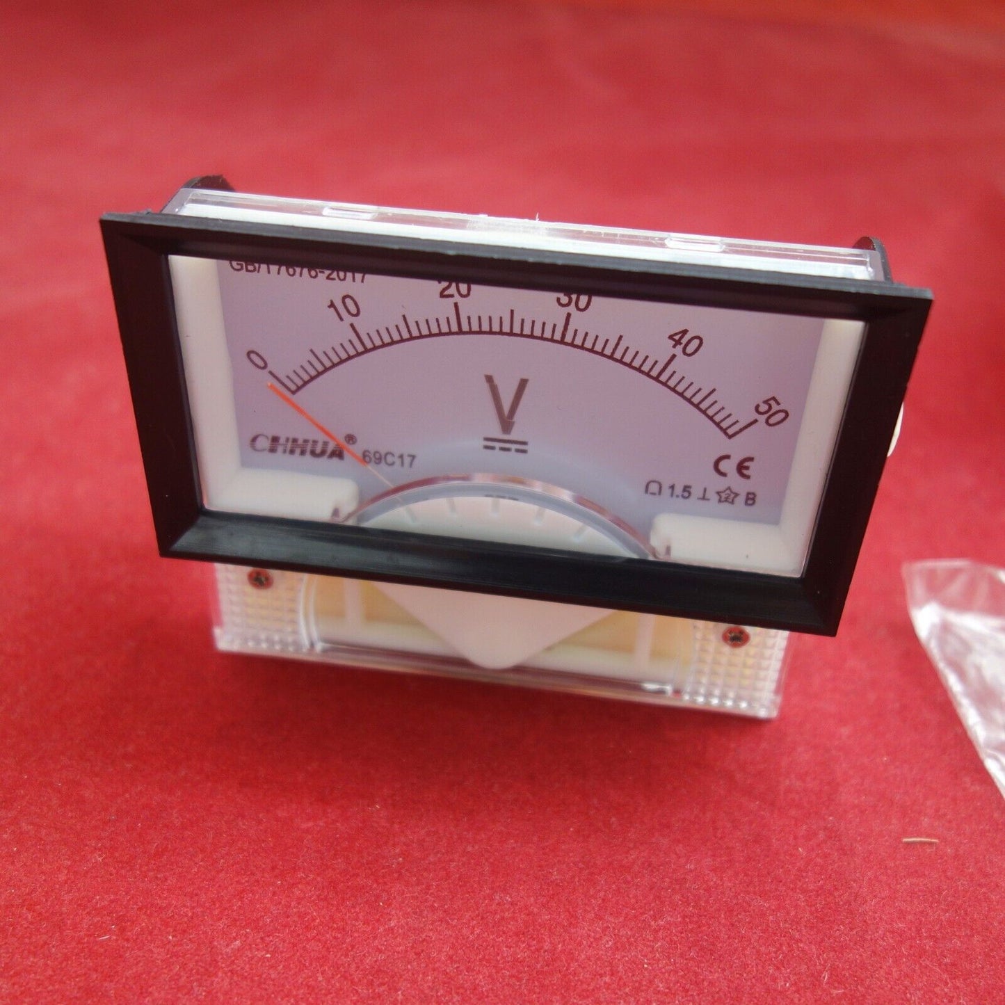 1PC DC 0-50V Analog VOLTMETER Voltage Meter 50V 69C17 69C9 direct connect