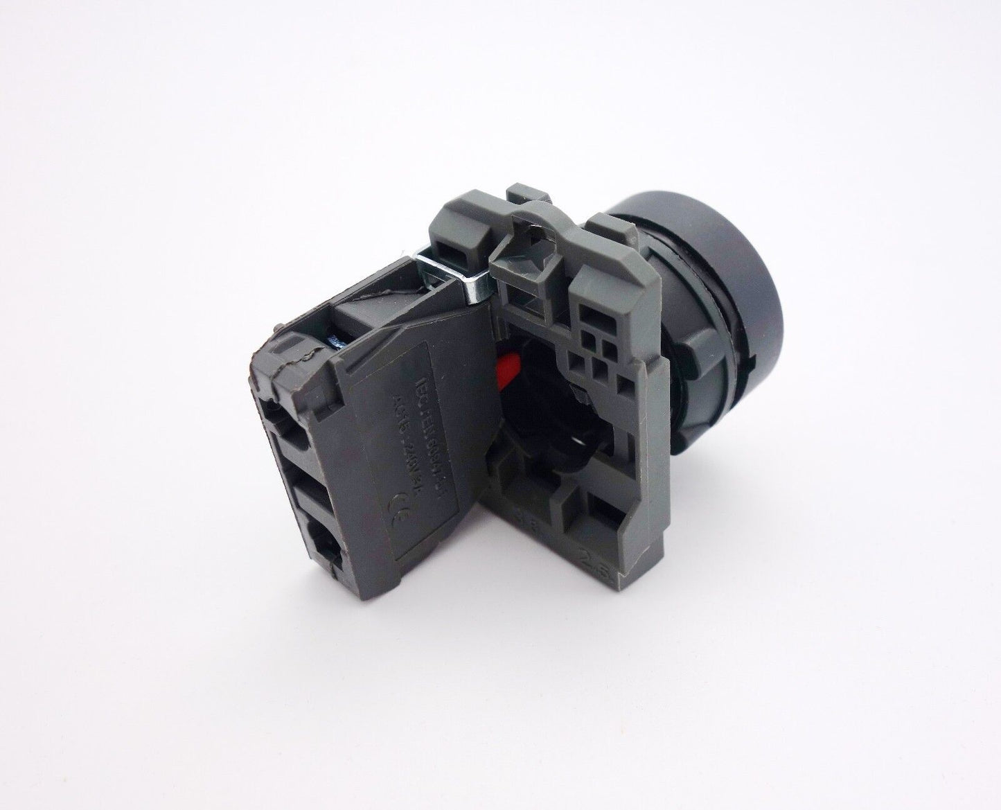 2PCS 22MM PUSHBUTTON SWITCH FITS XB5AA434 RED with Stop marking 1NC momentary