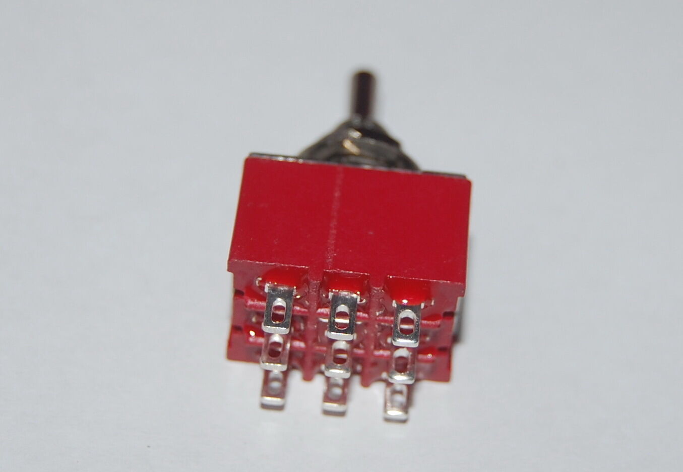 5PCS 9 Pin Miniature Toggle Switches 2 Position ON-ON Latching Maintained