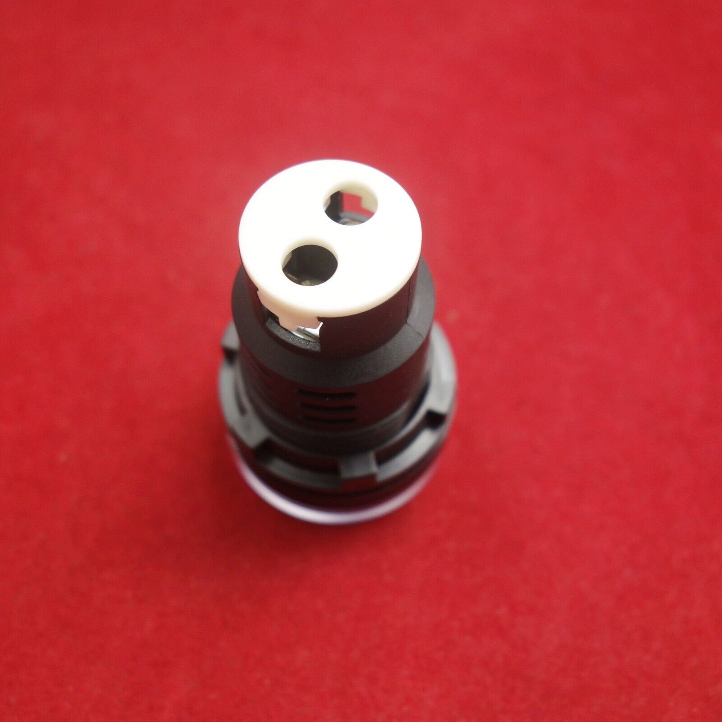 2PCS Pilot light White Led Lamp Cutout Φ30mm Screw Terminal 24V AC/DC AD16-30