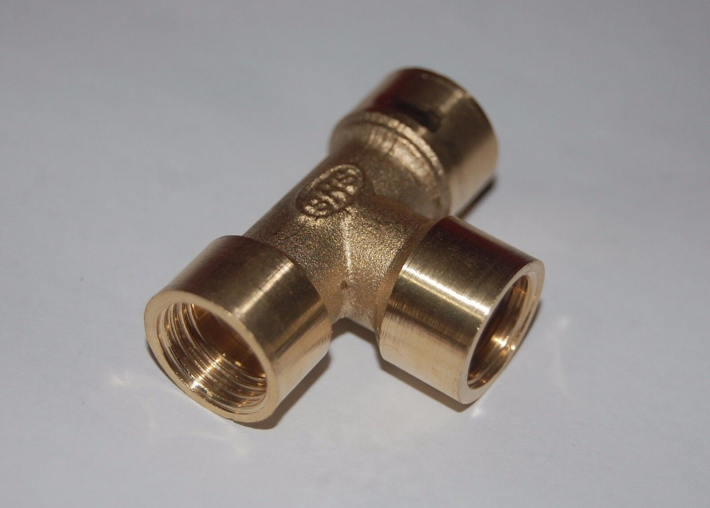 2PCS Brass 3 WAY EQUAL TEE FEMALE THREAD PT 1/4" PIPE CONNECTOR High Quality
