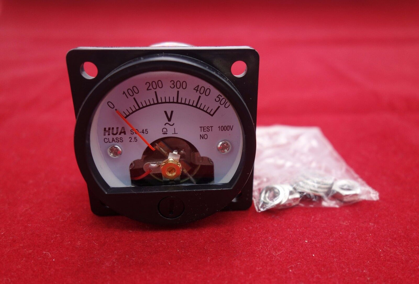1pc AC 0-500V ROUND Analog Ammeter Panel AMP Current Meter SO45 directly Connect