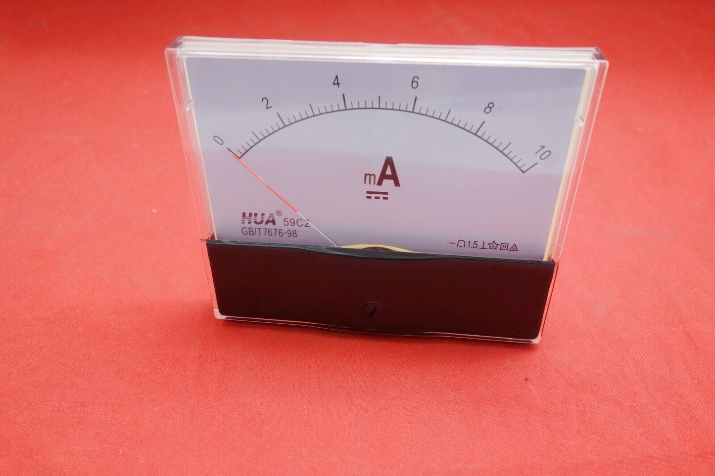 DC 0-10mA Analog Ammeter Analogue Panel meter 100x120mm 59C2