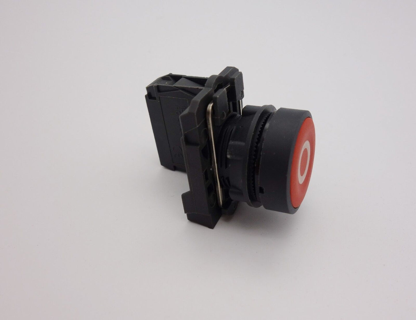 2PCS 22MM PUSHBUTTON SWITCH FITS XB5AA432 Red with "O" marking 1NC momentary