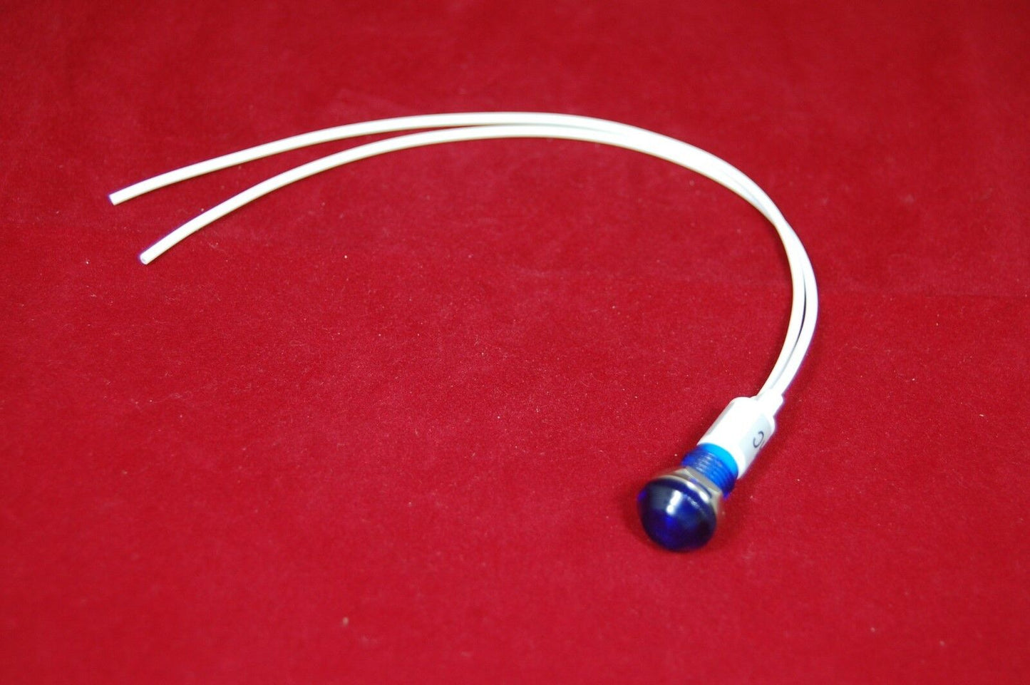 5 Pcs 6V AC/DC 10mm Blue Panel Mounting LED Indication Signal Pilot Lights