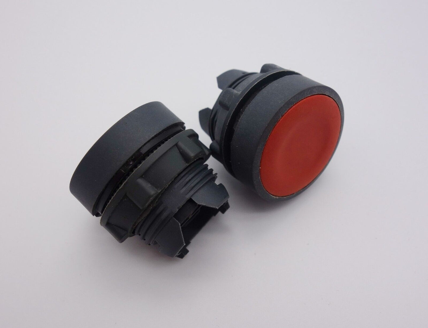 2PC 22MM PUSHBUTTON SWITCH HEAD FITS ZB5 AA4 RED color for XB5AA42 Parts