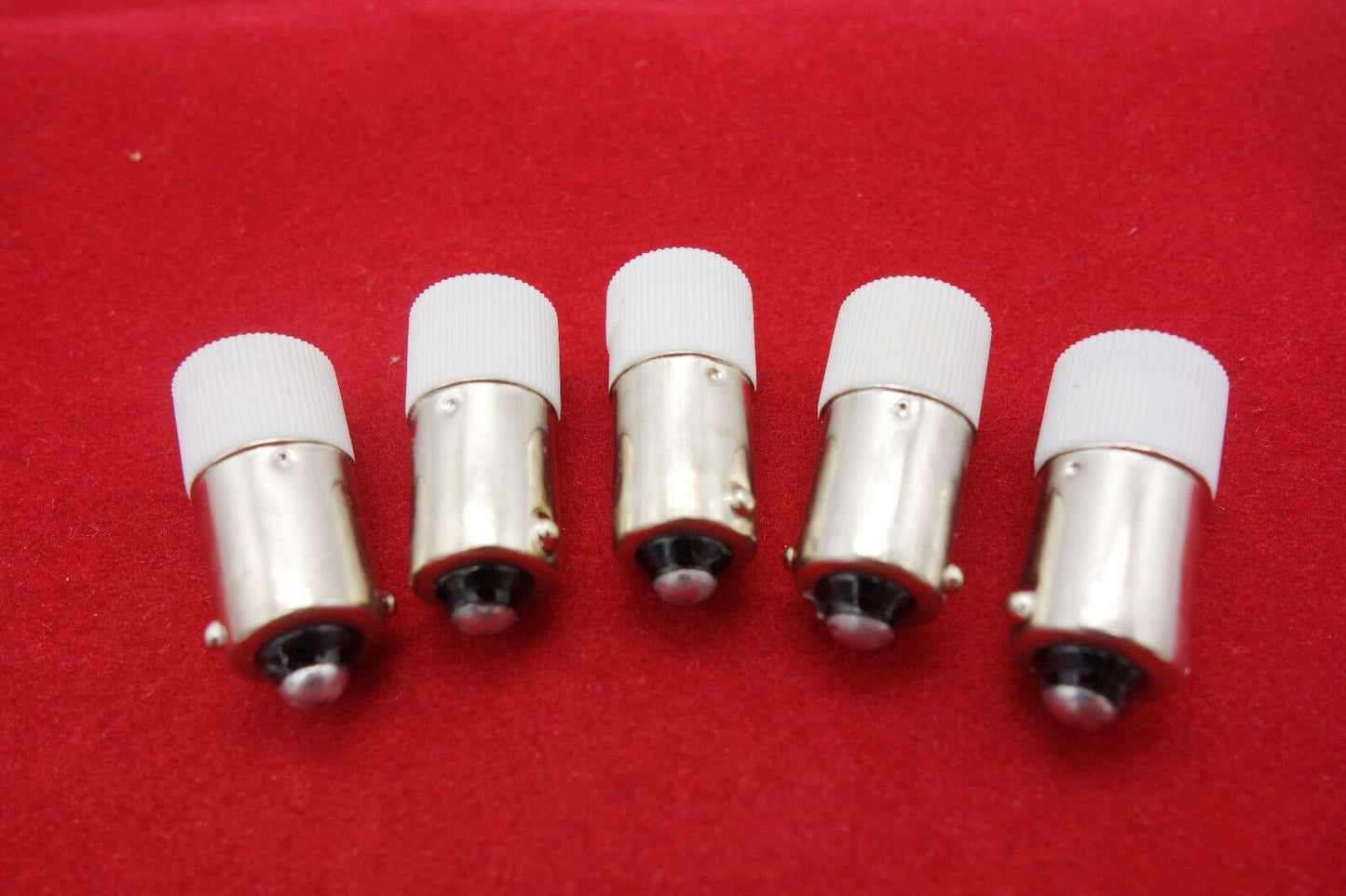 5PCS BA9S LED BULB 24V AC/DC WHITE COLOR Base Dia.9mm