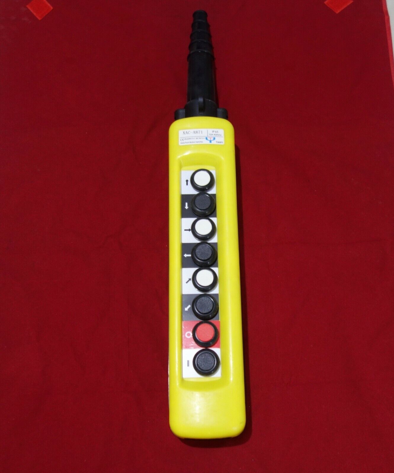 1pc fits XAC-A871 Crane Pendant Control Stations single-speed 8 buttons