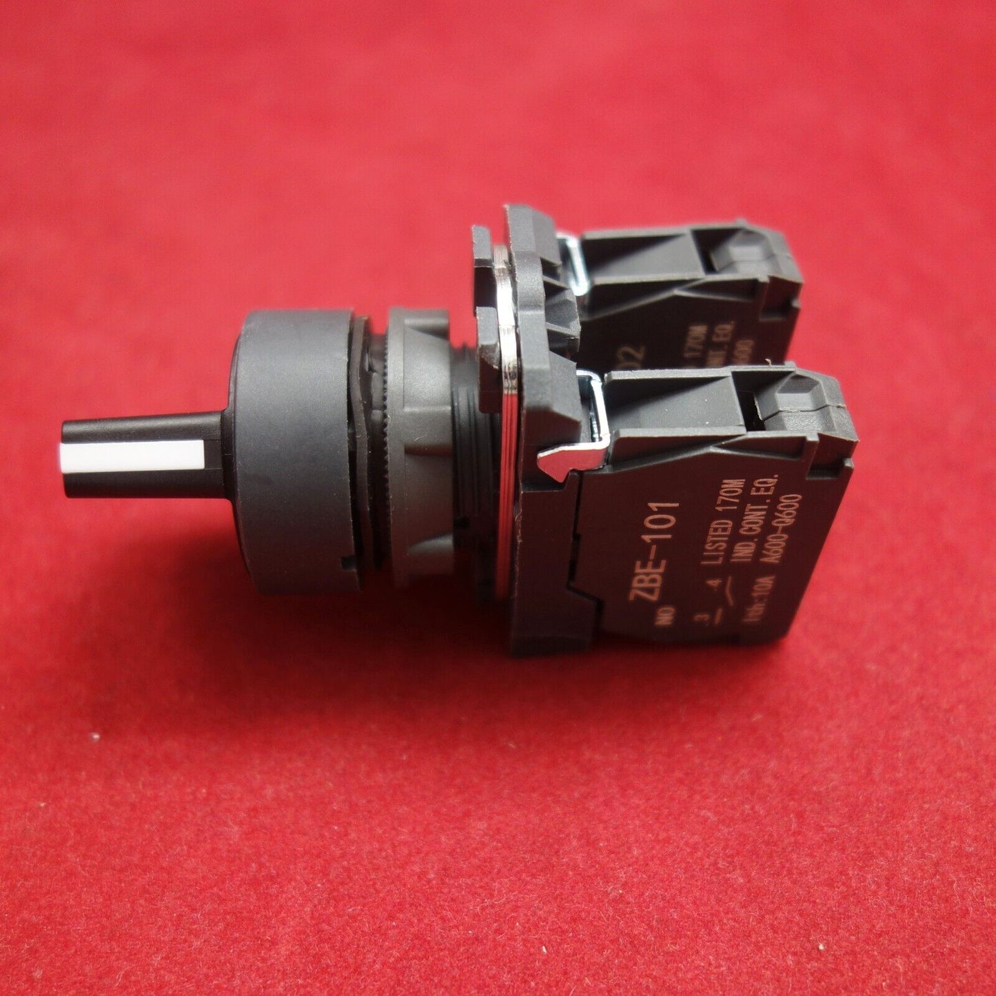 1PC 22mm Selector switch 2 Position Fits XB5AD25 Maintained XB5 AD25 1NO/ 1NC