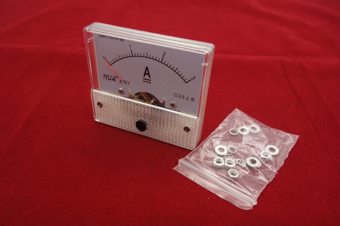 DC 3A Analog Ammeter Panel Current Meter 85C1 0-3A DC directly Connect