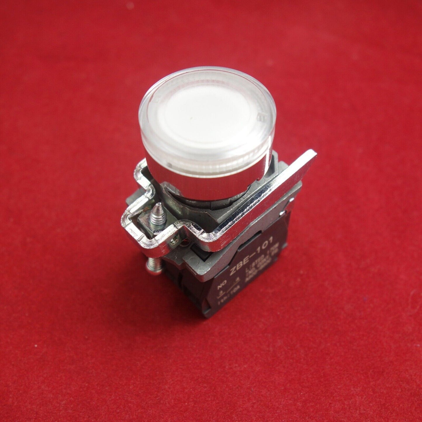 10PCS 22MM illuminated pushbuttons Fits XB4BW31B5 24V AC/DC White