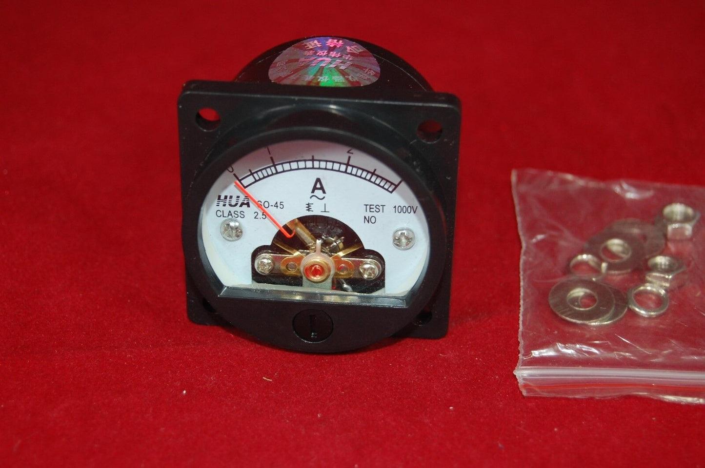 1PC AC 0-3A ROUND Analog Ammeter Panel AMP Current Meter SO45 directly Connect