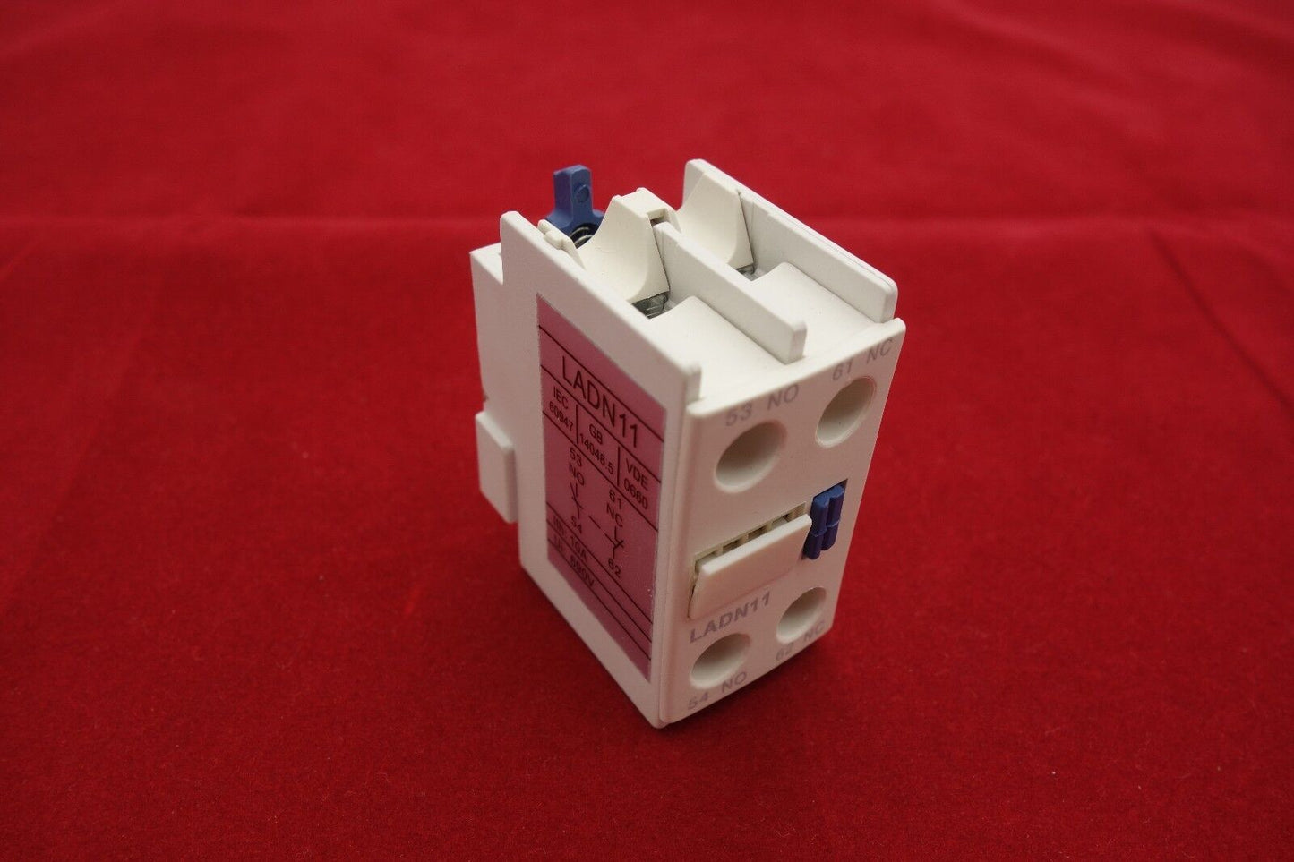 1PC Auxiliary Contact Block Fits LADN11 1NO/1N Use for LC1D NEW TYPE CONTACTOR