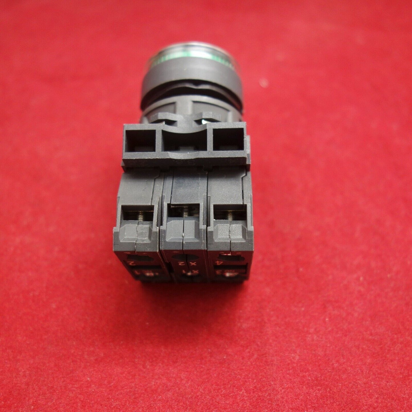1PC 22mm Green Illuminated pushbutton Switch Fits XB5AW33B5 24V LED Momentary
