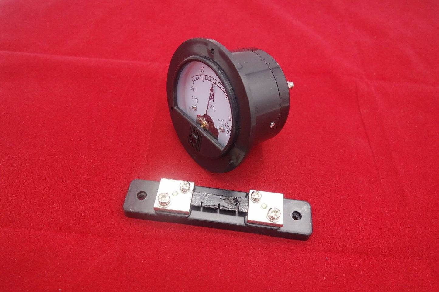 DC Minus Zero Plus -50A-+50A Analog Dia.90mm Analogue Ammeter AMP Panel meter