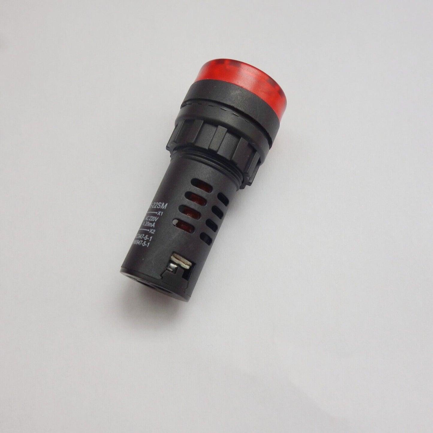 10PCS 120V 22mm Flash Light Red LED Active Buzzer Beep Indicator intermittently