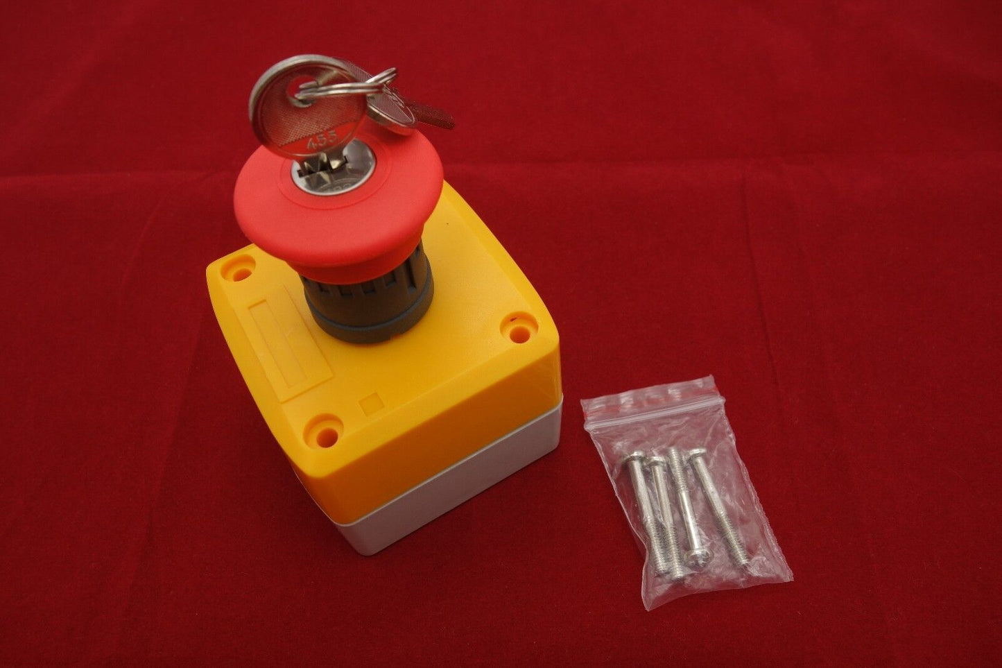1PC Fits XAL-K188 Cutout 22mm Key release Control Station Enclosure 1N/C