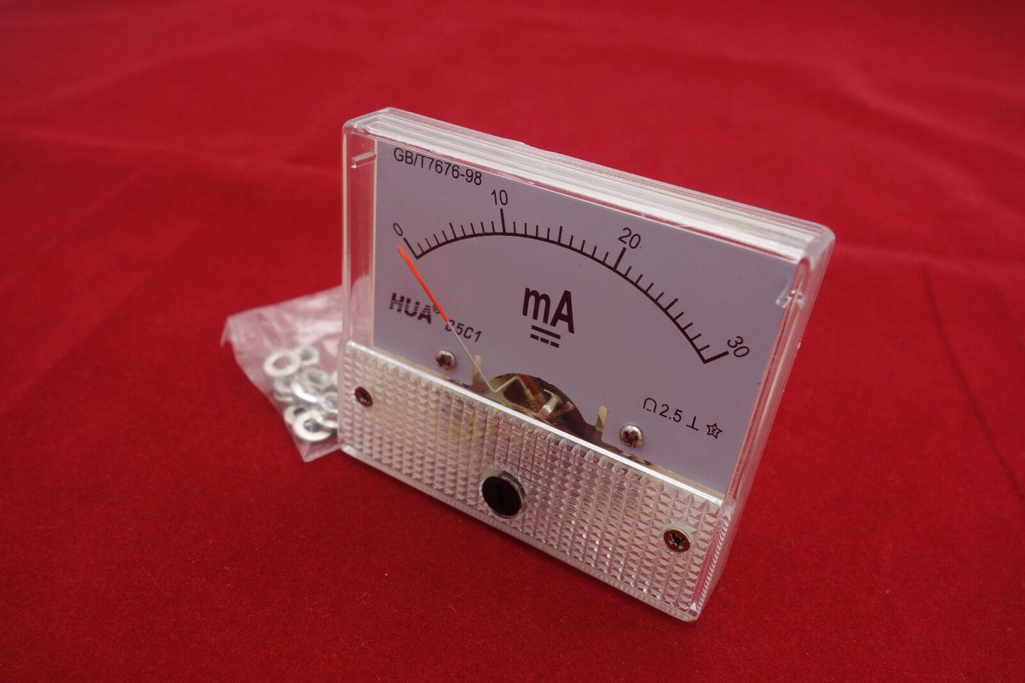 DC 30mA Analog Ammeter Panel Current Meter 85C1 0-30mA DC directly Connect
