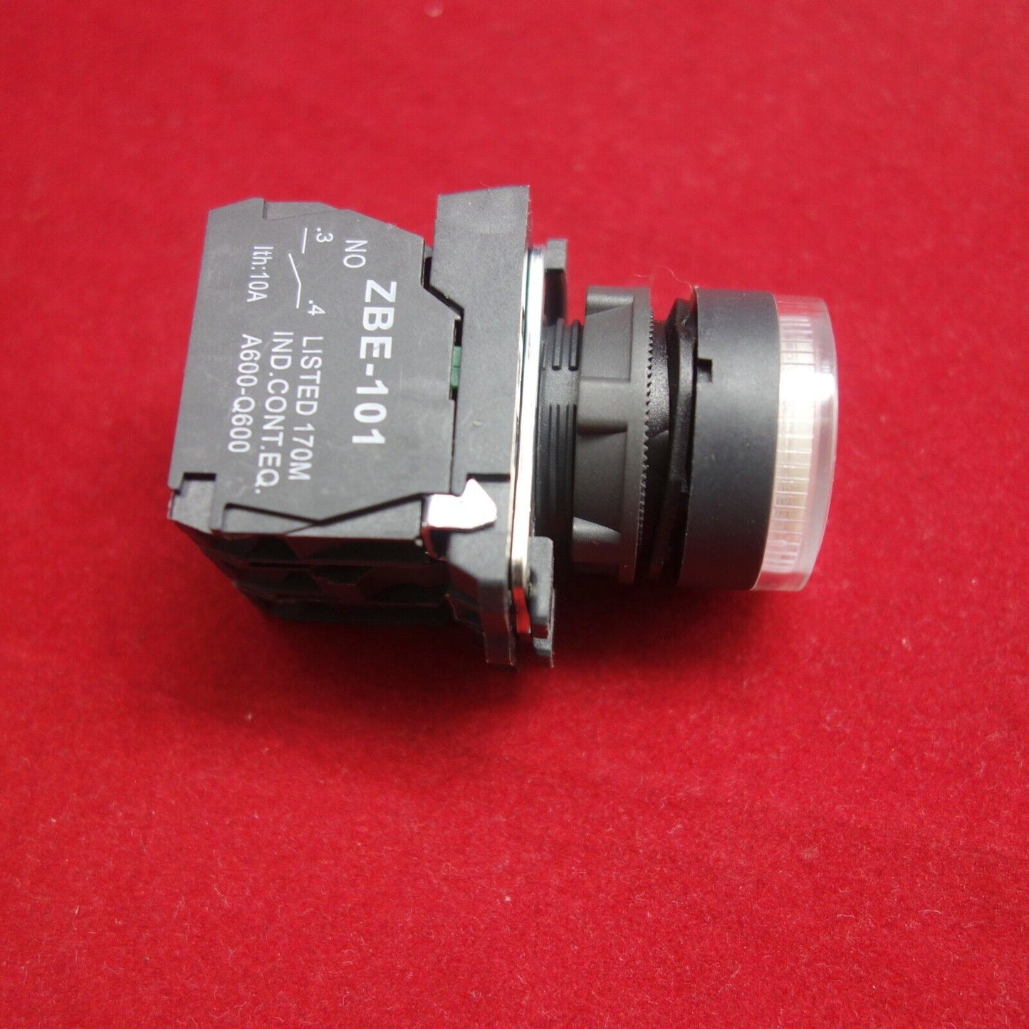 Illuminated 22MM pushbuttons with flush push Fits XB5AW31M5 White 220V Momentary