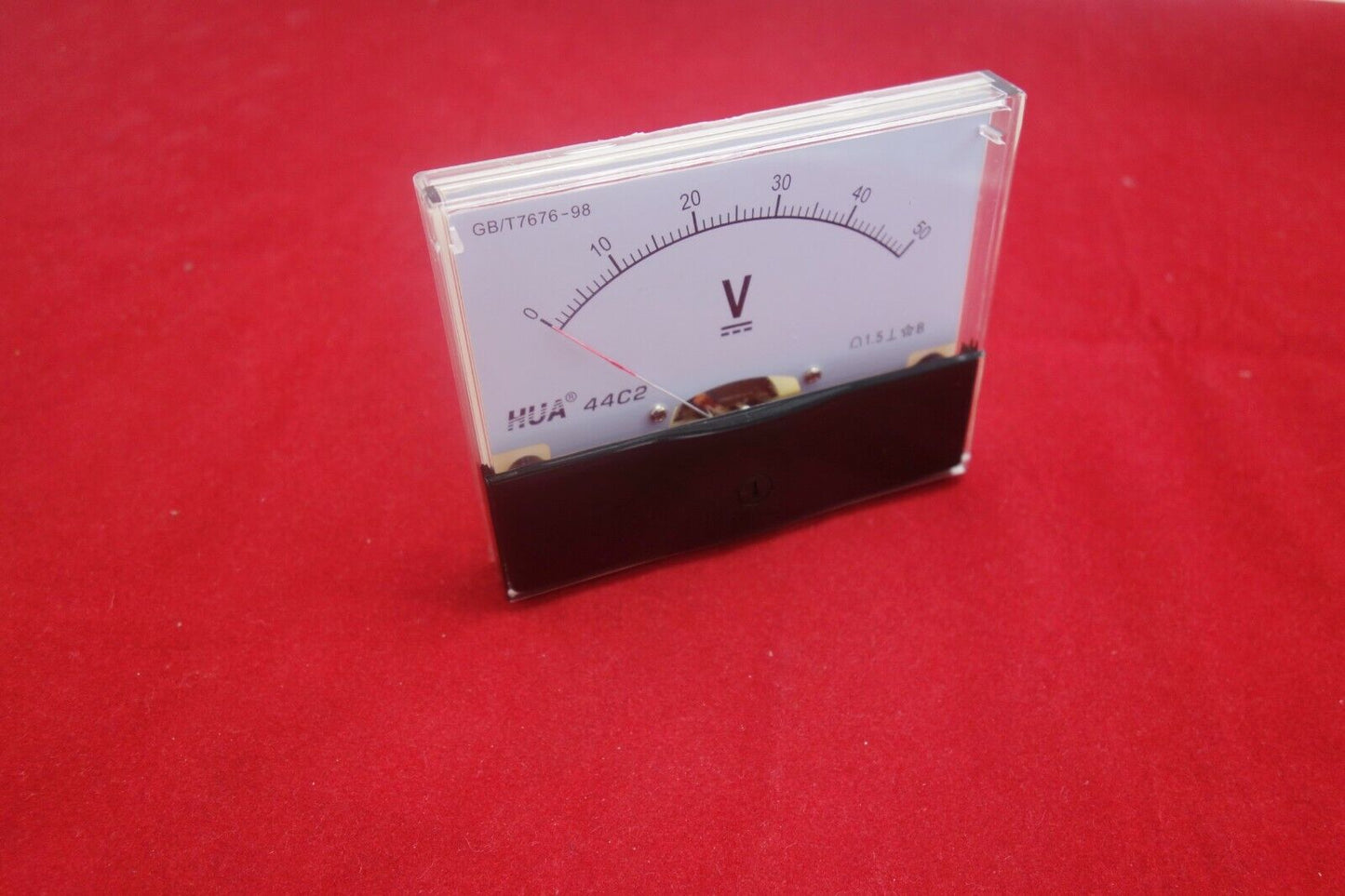 1pc Analog Voltage VOLTMETER Panel Meter DC 0 - 50V 44C2 80*100MM