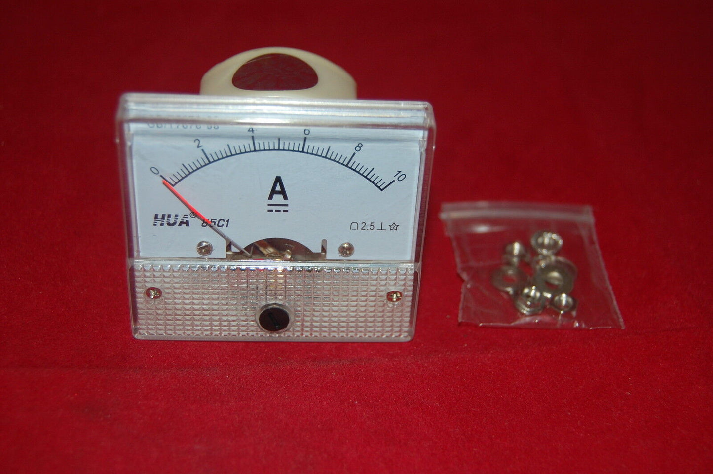 DC 10A Analog Ammeter Panel Current Meter 85C1 0-10A DC directly Connect