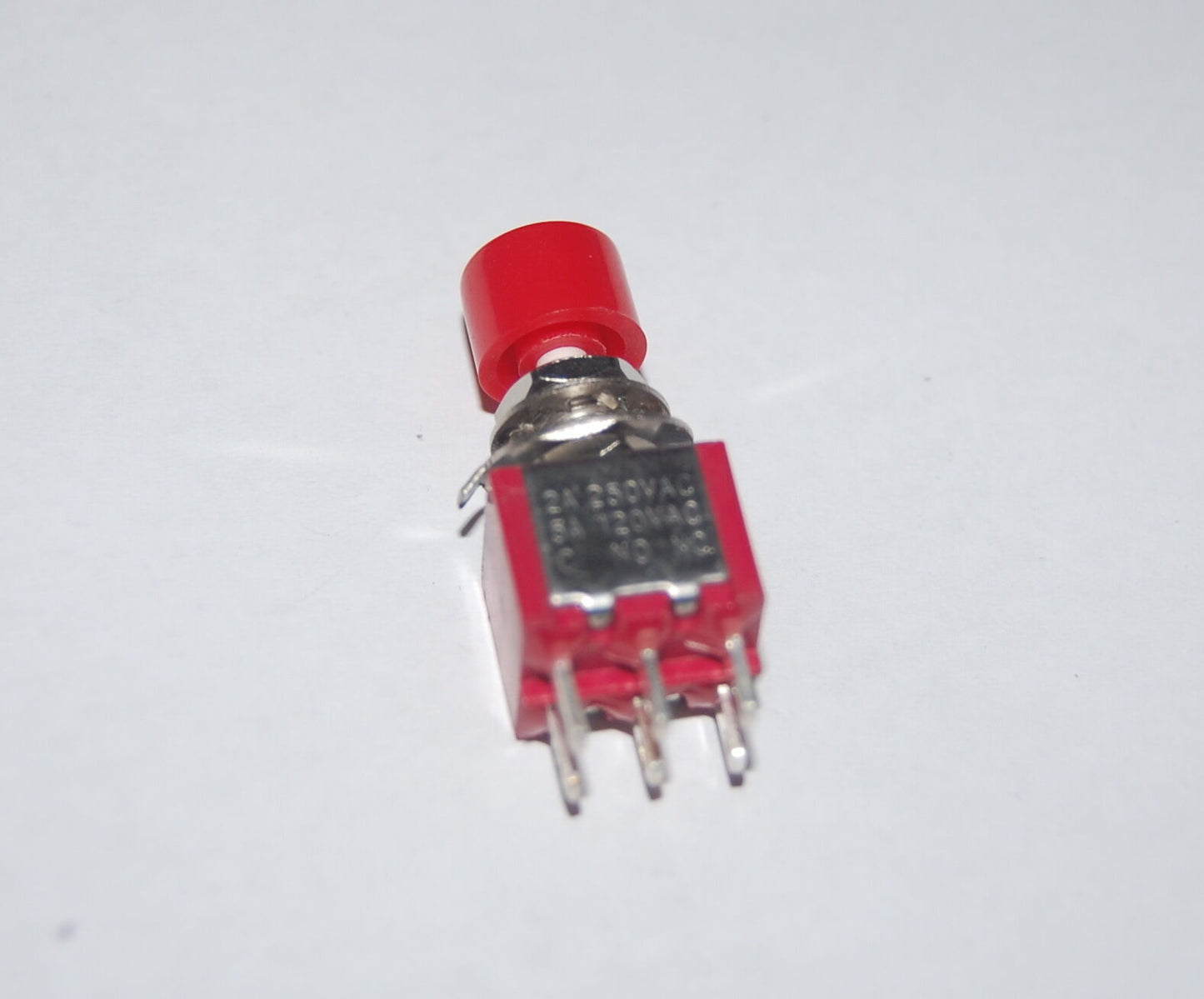 5PCS 6MM Miniature Momentary Push Button Switch 6 PIN ON-ON 250V AC 2A