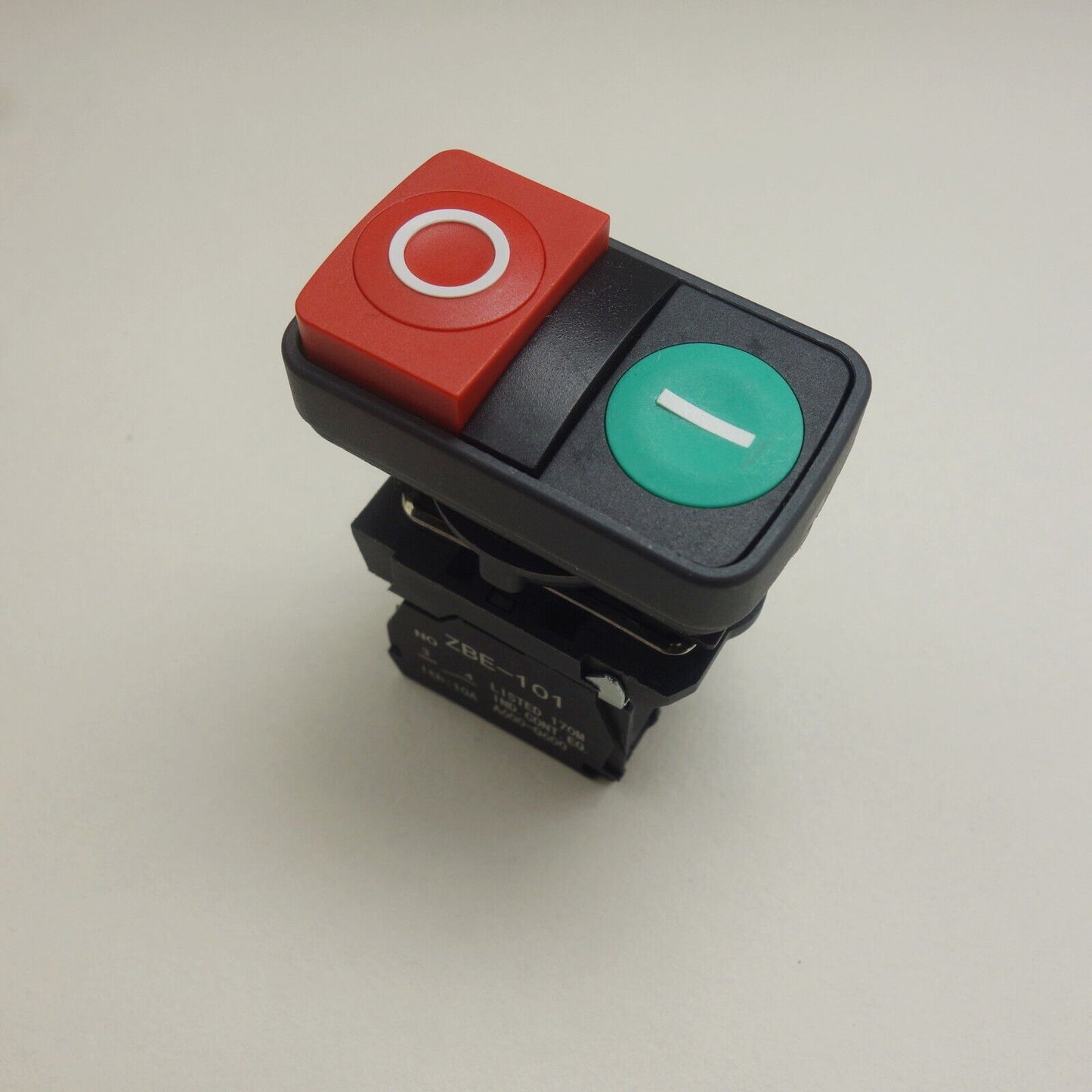 1pc Double headed pushbutton switch Fits XB5AL73415 flush Green Extended Red