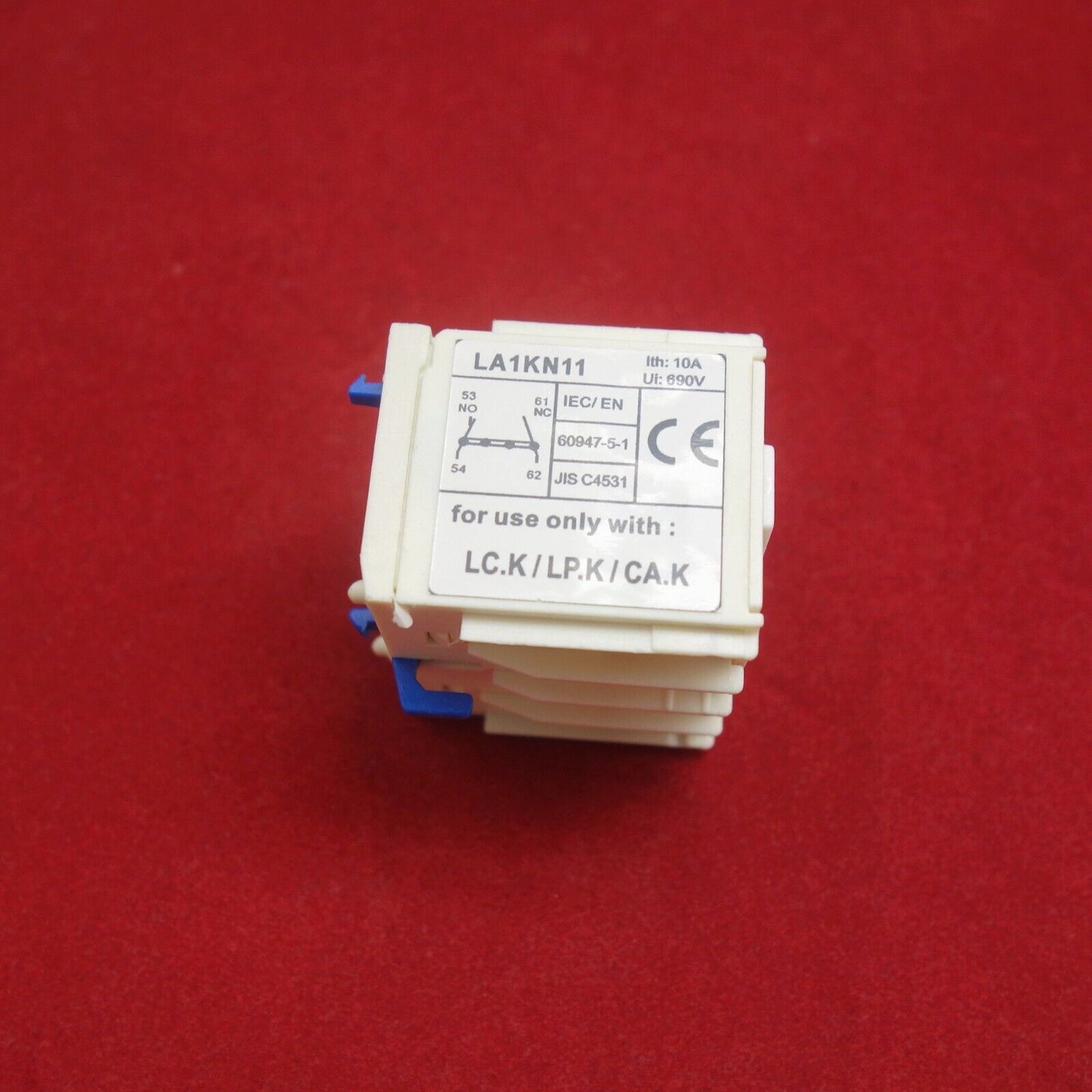 1PC Auxiliary Contact Block Fits LA1KN11 1NO/1NC USE WITH LC.K LP.K CA.K CONTACT