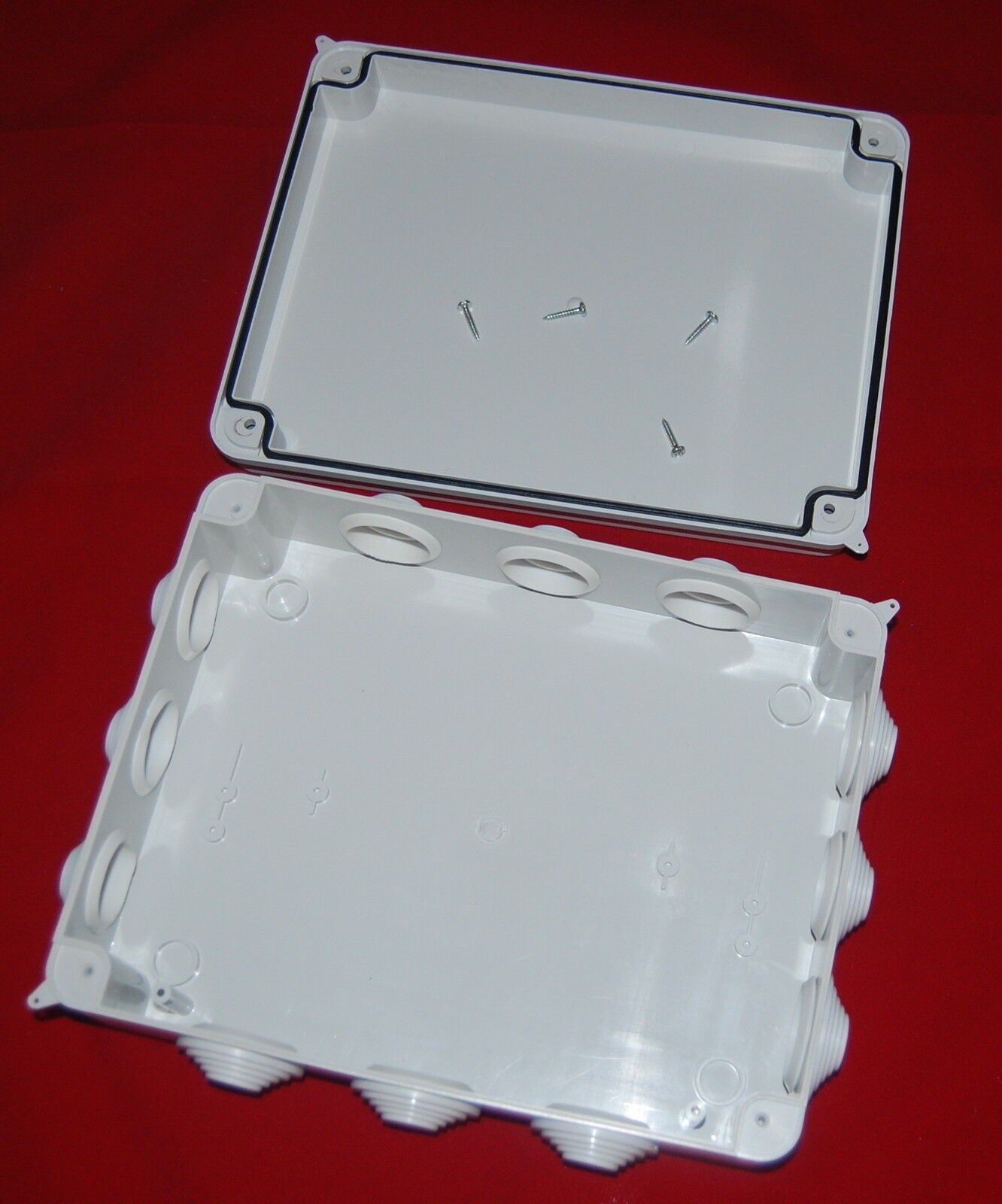 1PC Plastic Waterproof Electrical Junction box 255*200*80mm IP65