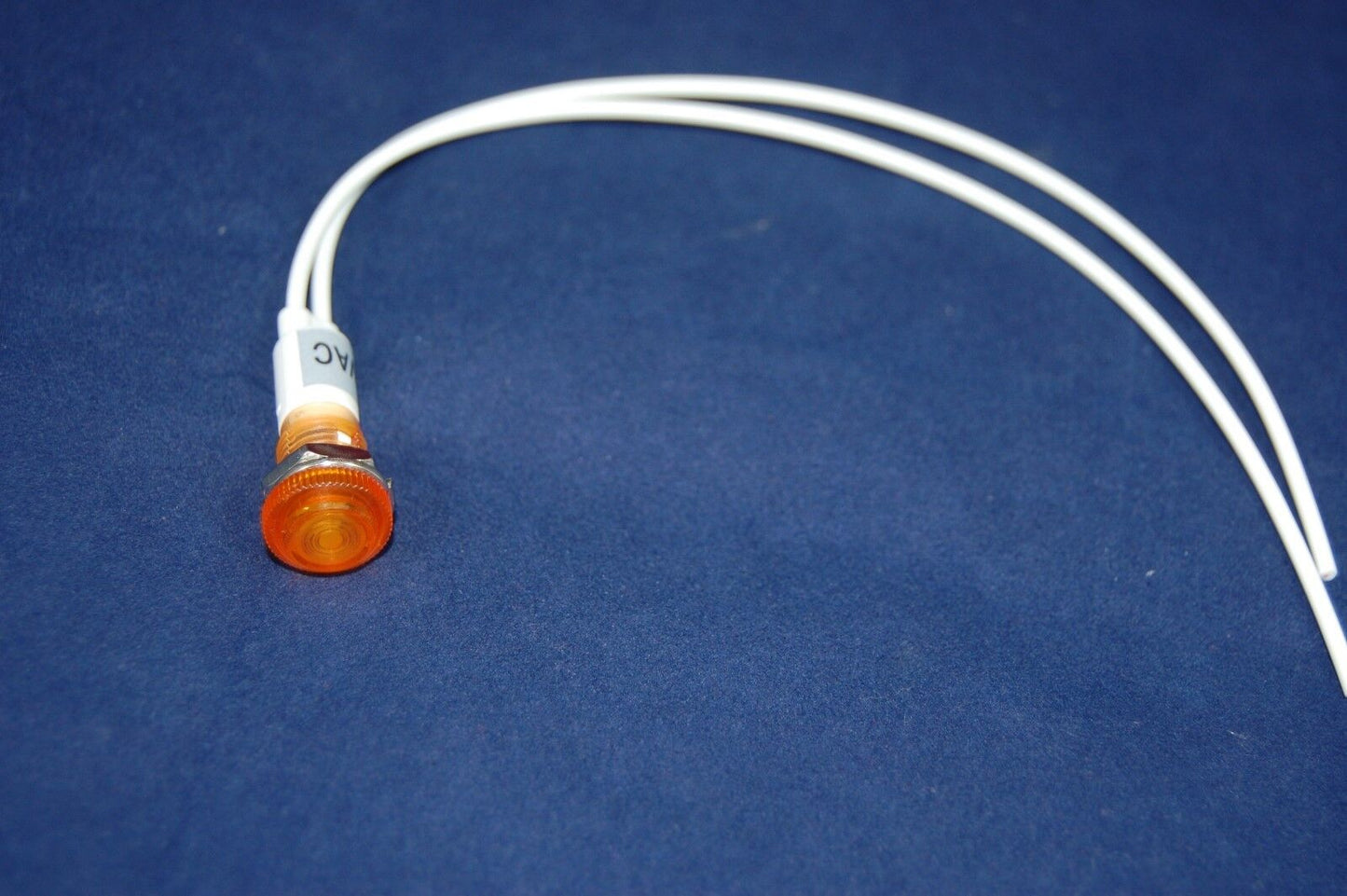50Pcs 220V 10mm YELLOW Panel Mounting Neon Indication Signal Pilot Light