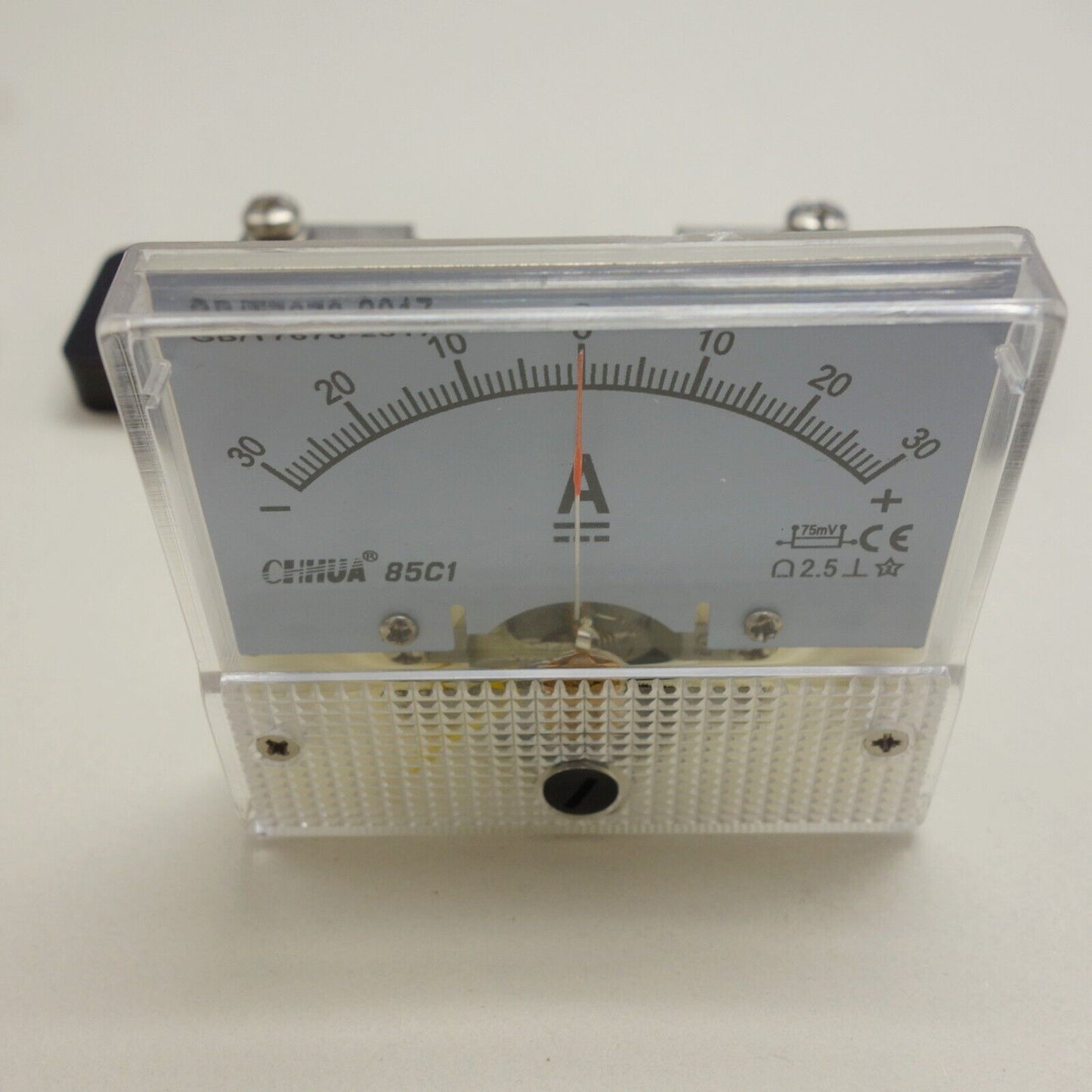 75mV DC Minus Zero Plus -30A - +30A 85C1 Analogue Ammeter AMP Panel meter shunt
