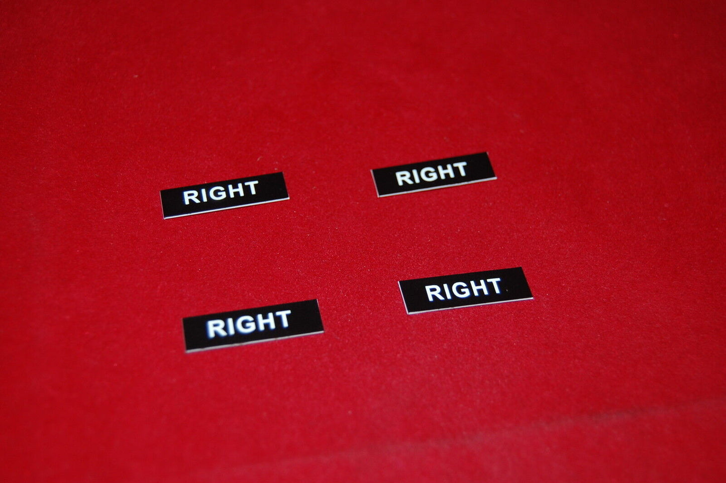 10PCS 8X27mm English Marked Legend Plate Fits ZBY 023** Thickness 0.45mm
