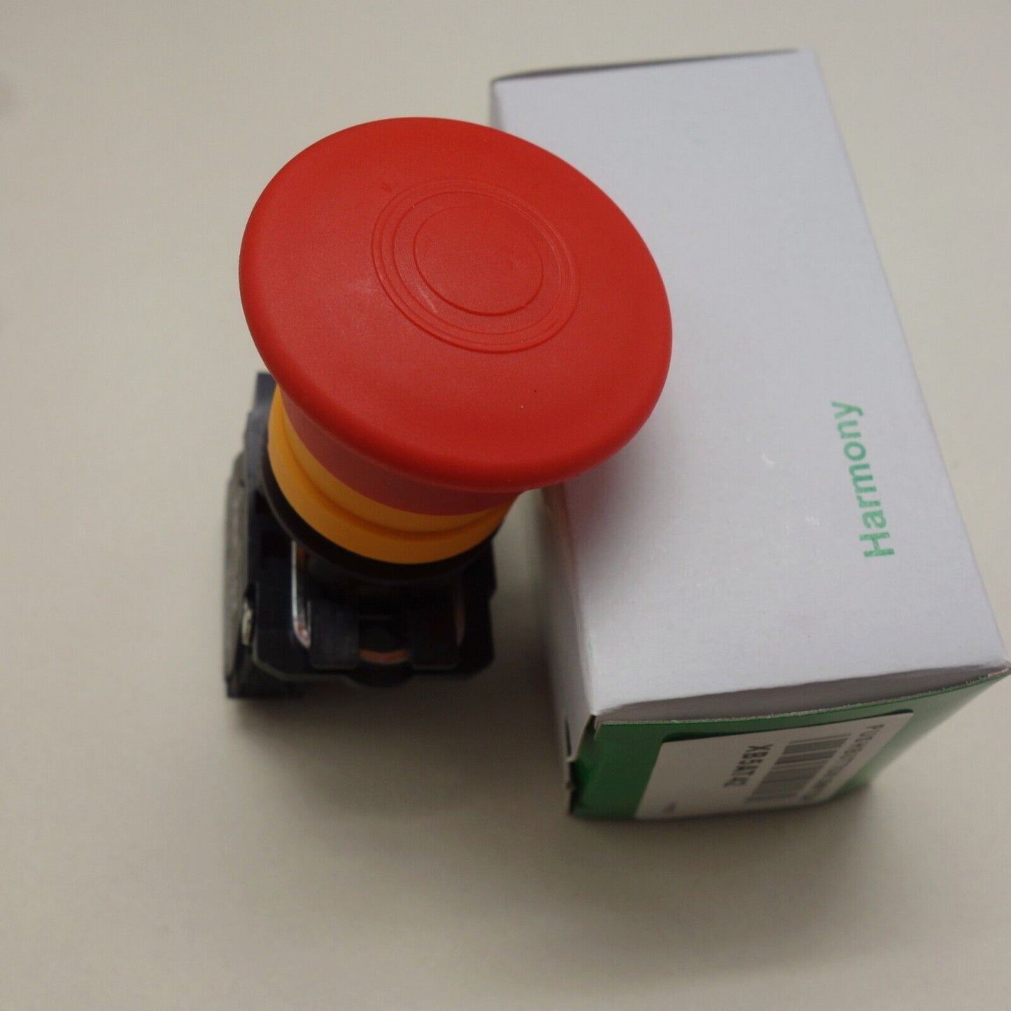 1PC Emergency Push-pull 40mm Mushroom pushbutton Fits XB5AT42 yellow boday
