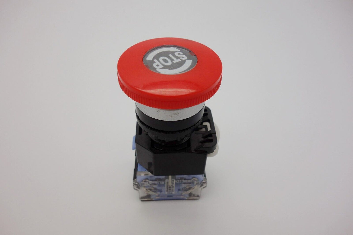 1PC 22mm Twist Release Emergency Stop Mark Mushroom 40mm Push Button Switch