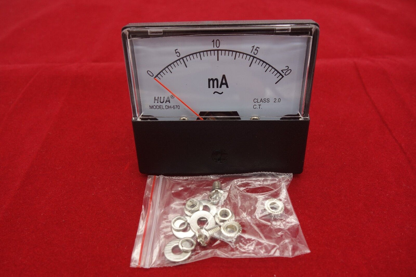 AC 20mA Analog Ammeter Panel AMP Current Meter 0-20mA 60*70MM directly Connect