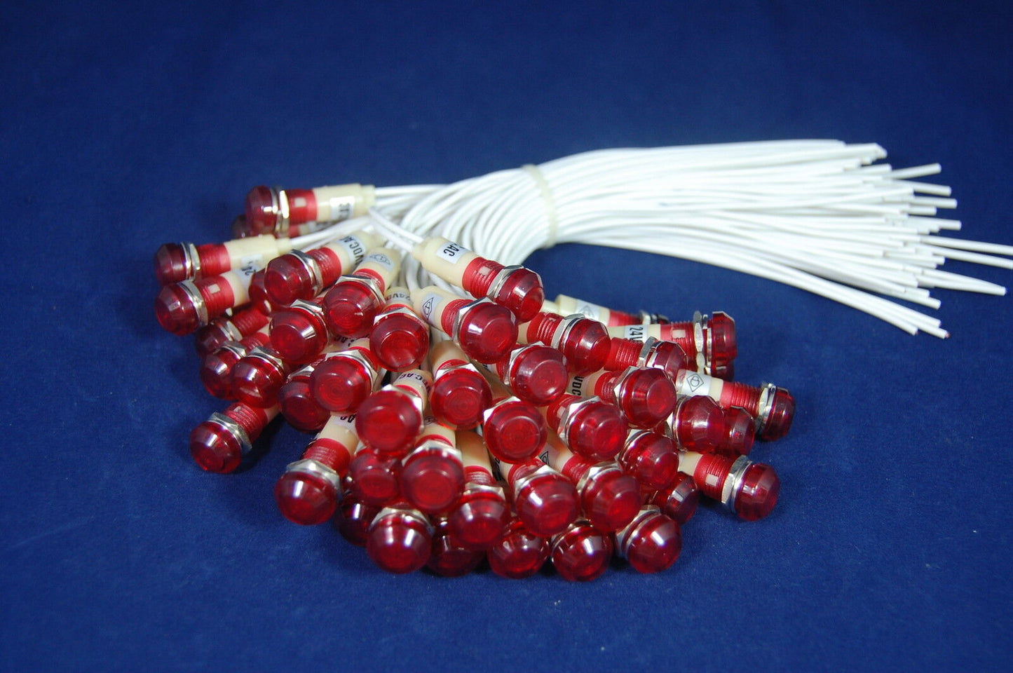 50Pcs 12V 10mm RED Panel Mounting Incandescent Indication Signal Pilot Lights