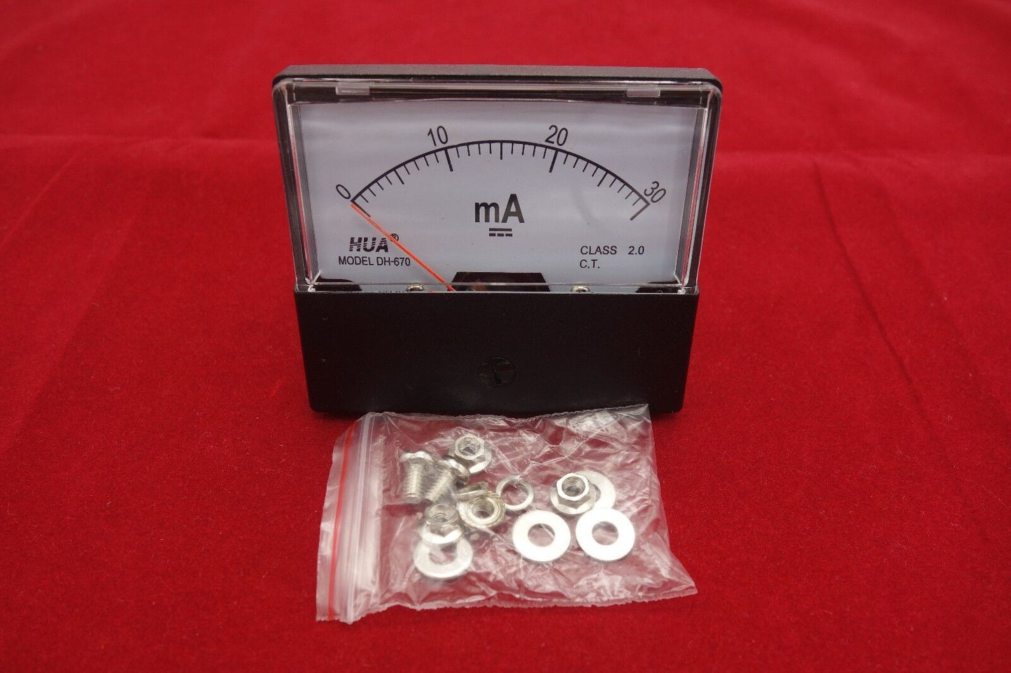 1PC DC 0-30mA Analog Ammeter Panel AMP Current Meter 60*70MM directly Connect