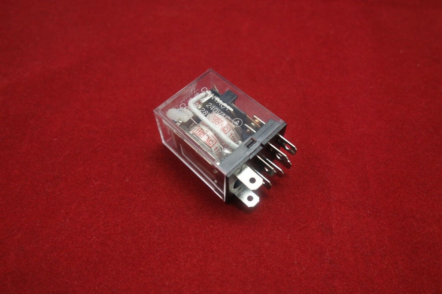 1PC LY2N General Purpose Relay 110V AC 8-Pins 10 Amp With PTF08A Socket