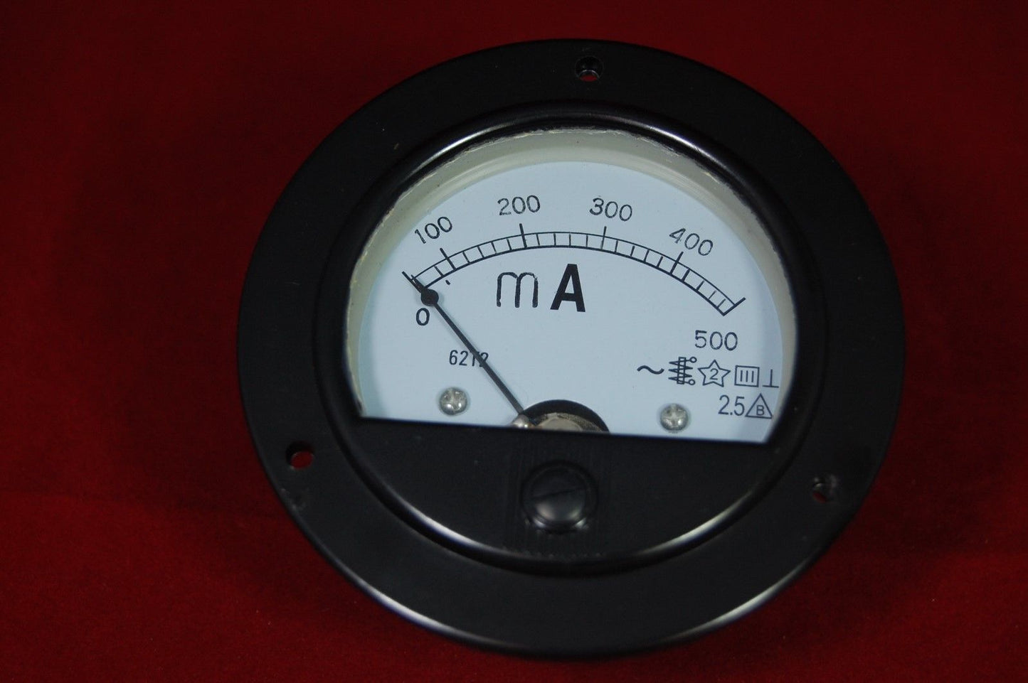 AC 0-500mA ROUND Analog Ammeter Panel AMP Meter Dia. 90mm direct Connect