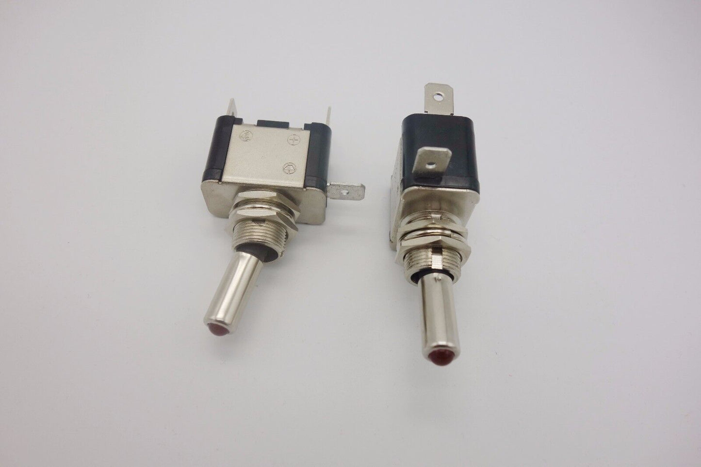 2PCS Car 12V 20A ON-OFF Red LED Light Toggle Rokcer Switch SPST