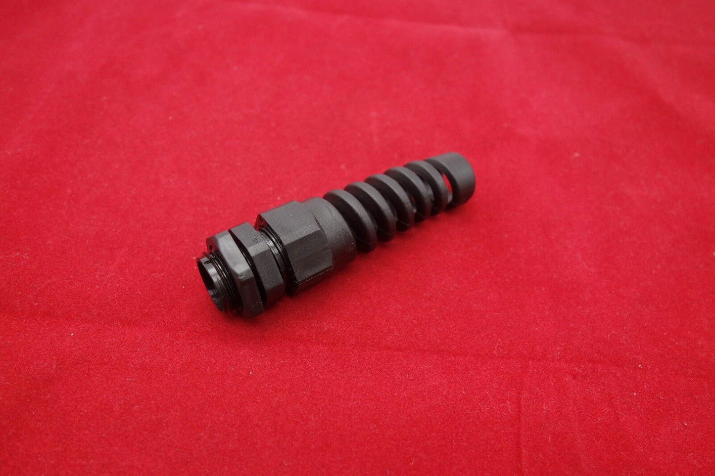 5PCS Black Spiral Cable Gland PG7 Cable Range 3-6.5MM Nylon IP68 Waterproof