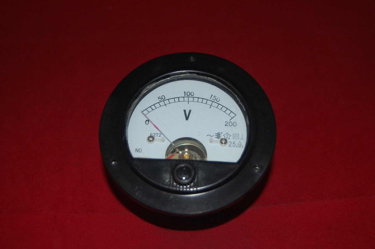 AC 0-200V Round Analog Voltmeter Voltage Panel Meter Dia. 90mm directly Connect