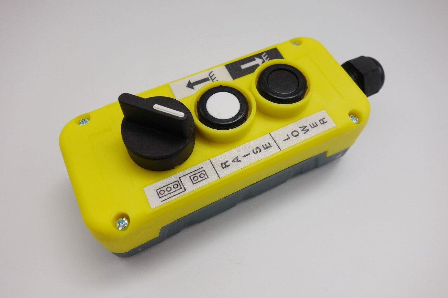 1PC New 2 Buttons with select Hand Remote Hoist Crane Pendant Control Station
