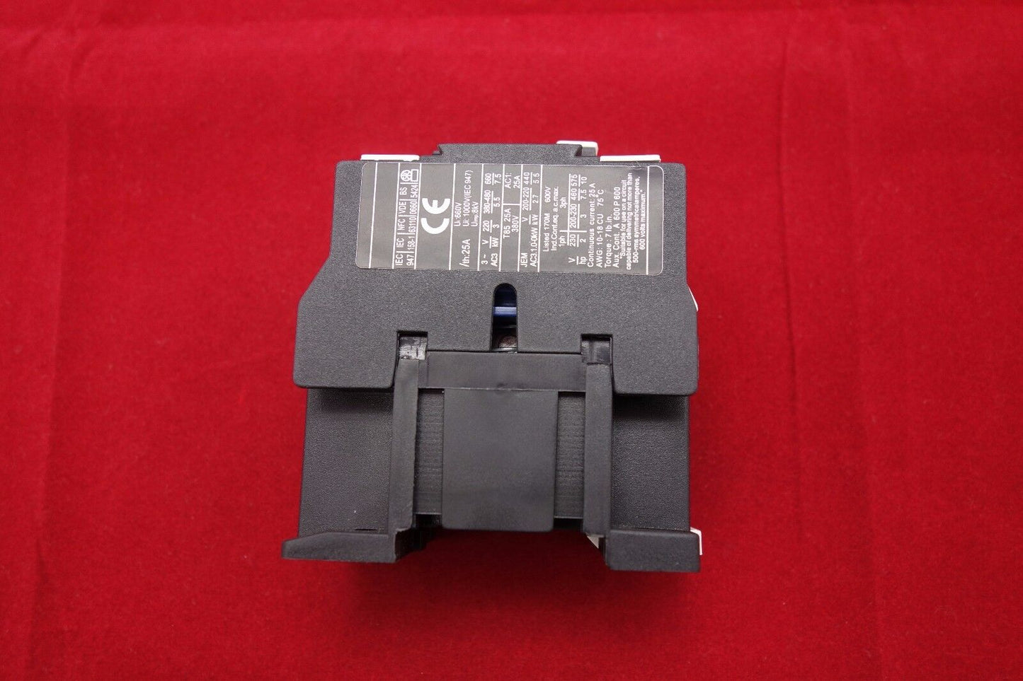 1PC FITS LC1-D1210 AC CONTACTOR 12A Coil 24V AC 50/60HZ 3NO+NO